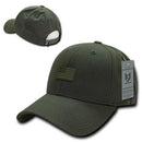 Patriotic USA Flag (Rubber) Structured Baseball Cotton Snapback Ball Caps Hats-Serve The Flag 8 image