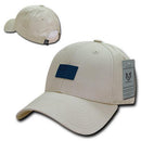 Patriotic USA Flag (Rubber) Structured Baseball Cotton Snapback Ball Caps Hats-Serve The Flag 9 image