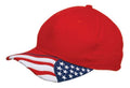 Patriotic USA US Flag Stars Racing 6 Panel Baseball Cotton Hats Caps-Serve The Flag