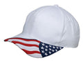 Patriotic USA US Flag Stars Racing 6 Panel Baseball Cotton Hats Caps-Serve The Flag