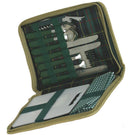 Picnic Wallet Travel Bag Carrying Case Set For Two Cutlery Carving Board Folda-Serve The Flag 1 image