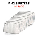 PM 2.5 Activated Carbon Filters 5 Layer Replacement Filters for Face Mask Adults Kids-Serve The Flag 8 image