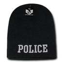 Police Fire Dept Security Border Patrol Sheriff Short Beanies Knit Caps Winter-Serve The Flag 12 image