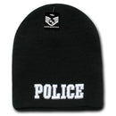 Police Fire Dept Security Border Patrol Sheriff Short Beanies Knit Caps Winter-Serve The Flag 5 image