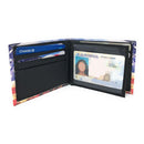 Printed Designs Bifold Wallets In Gift Box Cash Card Id Slots Mens Womens Youth-Serve The Flag 25 image