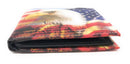 Printed Designs Bifold Wallets In Gift Box Cash Card Id Slots Mens Womens Youth-Serve The Flag 28 image