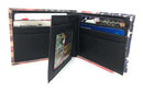 Printed Designs Bifold Wallets In Gift Box Cash Card Id Slots Mens Womens Youth-Serve The Flag 41 image