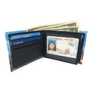 100 LOT Printed Designs Bifold Wallets In Gift Box Cash Card Id Slots Mens Womens Youth Wholesale-Serve The Flag 55 image