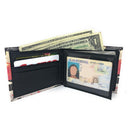 Printed Designs Bifold Wallets In Gift Box Cash Card Id Slots Mens Womens Youth-Serve The Flag 70 image