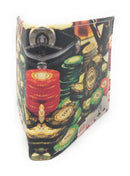 100 LOT Printed Designs Bifold Wallets In Gift Box Cash Card Id Slots Mens Womens Youth Wholesale-Serve The Flag 75 image