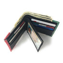 Printed Designs Bifold Wallets In Gift Box Cash Card Id Slots Mens Womens Youth-Serve The Flag 78 image