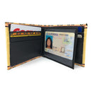 100 LOT Printed Designs Bifold Wallets In Gift Box Cash Card Id Slots Mens Womens Youth Wholesale-Serve The Flag 84 image