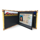 Printed Designs Bifold Wallets In Gift Box Cash Card Id Slots Mens Womens Youth-Serve The Flag 84 image