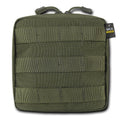 RAPDOM Compact Utility Pouch Bag Travel Tactical Gear Military Army Molle 6X6-Serve The Flag