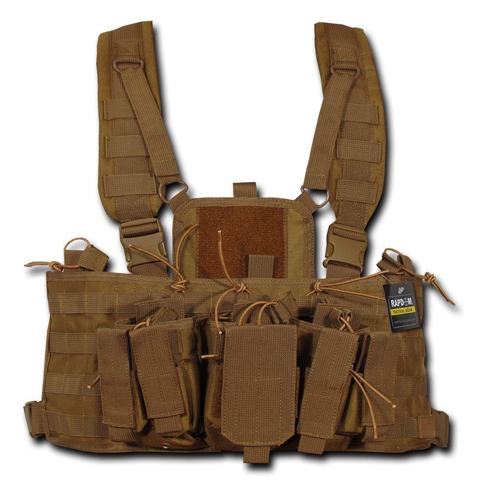 RAPDOM Heavy Duty Molle Webbing Rig Vest Military Army Law Enforcement
