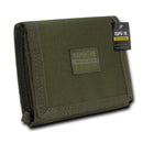 RAPDOM Men's Tri-Fold Wallet Non Stick Id Window 18 Compartment/Pocket-Serve The Flag 7 image