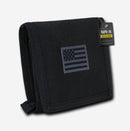 RAPDOM Men's Tri-Fold Wallet Non Stick Id Window 18 Compartment/Pocket-Serve The Flag 9 image