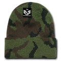 Rapid Dominance Military Camouflage Cuffed Beanies Knit Winter Watch Caps Hats-Serve The Flag