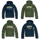 Rapid Dominance Military Navy Air Force Army Marines Fleece Pullover Hoodie Sweat Shirt-Serve The Flag 2 image