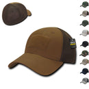 Rapdom Military Operator Tactical Air Mesh Flex Low Crown Duty Patch Caps Hats-Serve The Flag 1 image