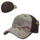 Rapdom Military Operator Tactical Air Mesh Flex Low Crown Duty Patch Caps Hats-Serve The Flag 16 image