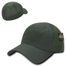 Rapdom Military Operator Tactical Air Mesh Flex Low Crown Duty Patch Caps Hats-Serve The Flag 19 image