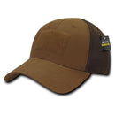 Rapdom Military Operator Tactical Air Mesh Flex Low Crown Duty Patch Caps Hats-Serve The Flag 4 image