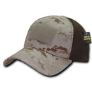 Rapdom Military Operator Tactical Air Mesh Flex Low Crown Duty Patch Caps Hats-Serve The Flag 5 image