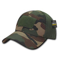 Rapdom Military Operator Tactical Air Mesh Flex Low Crown Duty Patch Caps Hats-Serve The Flag