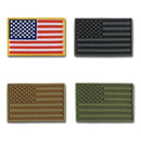RAPDOM USA Flag Tactical Mini Rubber H&L Hook & Loop-Back Patch-Serve The Flag 2 image