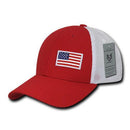 Rapid Aero Foam Flex USA Flag Military Mesh Baseball Cotton Caps Hats-Serve The Flag 17 image