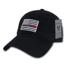 Rapid Dominance Ems Fire Department Thin Red Line US Flag Baseball Dad Caps Hats-Serve The Flag 5 image