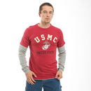 Rapid Dominance Men Long Sleeve Layered Tee Military Marine Army T-Shirts Tees-Serve The Flag 2 image