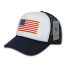 Rapid Dominance Patriotic USA Flag Classic Foam Mesh Trucker Caps Hats-Serve The Flag 12 image