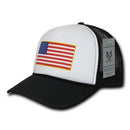Rapid Dominance Patriotic USA Flag Classic Foam Mesh Trucker Caps Hats-Serve The Flag 10 image