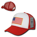 Rapid Dominance Patriotic USA Flag Classic Foam Mesh Trucker Caps Hats-Serve The Flag 5 image