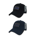 Rapid Dominance Cotton Polo Police Thin Blue Line US Flag Baseball Dad Caps Hats-Serve The Flag 2 image