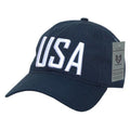 Rapid Dominance Relaxed 6 Panel Ripstop USA Flag Dad Hats Caps-Serve The Flag