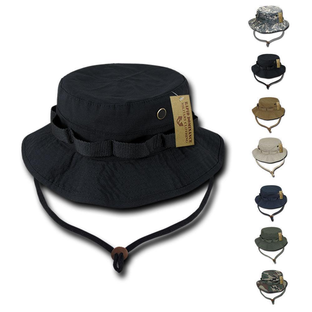 RAPDOM Ripstop Boonie Hat – Bucket Cap For Hunting, Army, Safari – R71-PL