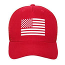 Rapid Dominance Rubber US Flag On 5 Panel Trucker Caps Hats-Serve The Flag 14 image