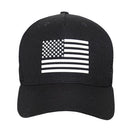 Rapid Dominance Rubber US Flag On 5 Panel Trucker Caps Hats-Serve The Flag 8 image