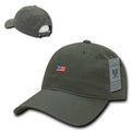 Rapid Dominance Cotton Polo USA American Flag Small Stamp Baseball Dad Caps Hats-Serve The Flag
