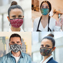 Casaba Fashion Face Masks Cotton Poly Adjustable Washable Reusable Double Layer Filter Pocket-Serve The Flag 2 image