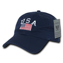 Relaxed USA Flag American Team Patriotic Washed Cotton Baseball Dad Cap Hats-Serve The Flag 4 image