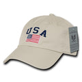 Relaxed USA Flag American Team Patriotic Washed Cotton Baseball Dad Cap Hats-Serve The Flag
