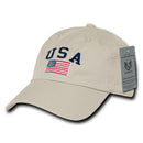 Relaxed USA Flag American Team Patriotic Washed Cotton Baseball Dad Cap Hats-Serve The Flag 6 image