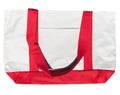 Reusable Grocery Shopping Tote Bags With Wide Bottom Gusset Travel Gym Sports-Serve The Flag
