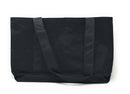 Reusable Grocery Shopping Totes Bags With Wide Bottom Gusset Black Plain-Serve The Flag 17 image