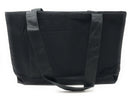 Reusable Grocery Shopping Totes Bags With Wide Bottom Gusset Black Plain-Serve The Flag 18 image