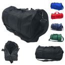 Roll Shape 18 inch Duffle Bag Travel Sports Gym School Carry On Luggage Shoulder Strap-Serve The Flag 20 image